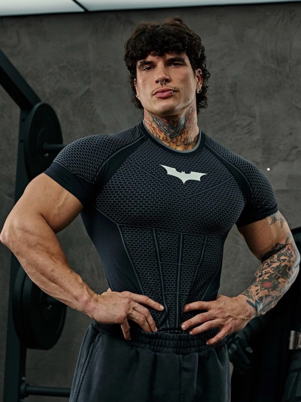 YoungLA Batman Compression Tee - XXL